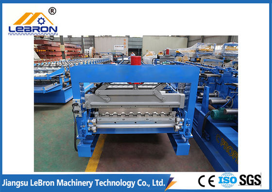 7.5KW 0.8mm Slotted Shutter Guide Making Machine hydraulic cutting