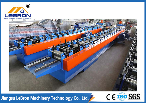 เครื่องขึ้นรูปม้วนกรอบประตูอัตโนมัติ PLC ความเร็วสูง